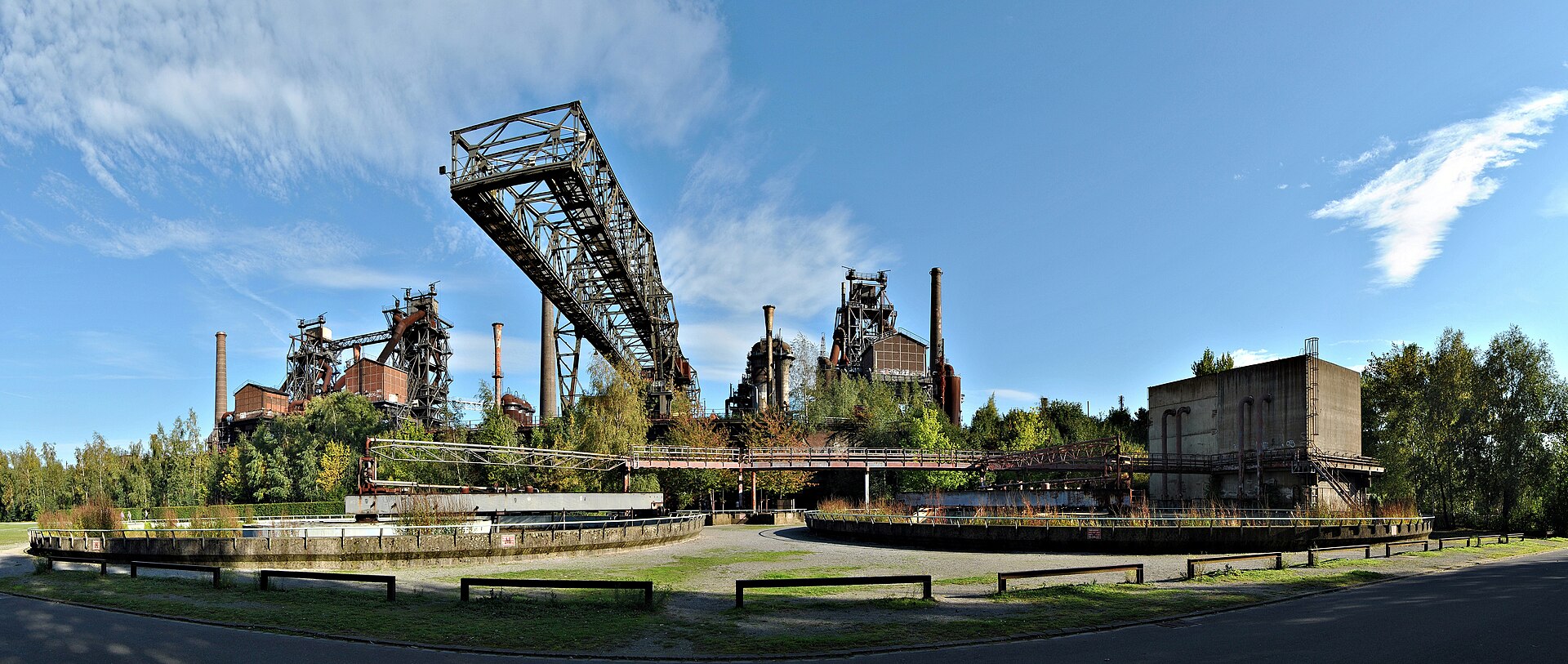 Panorama vom Landschaftspark Duisburg-Nord