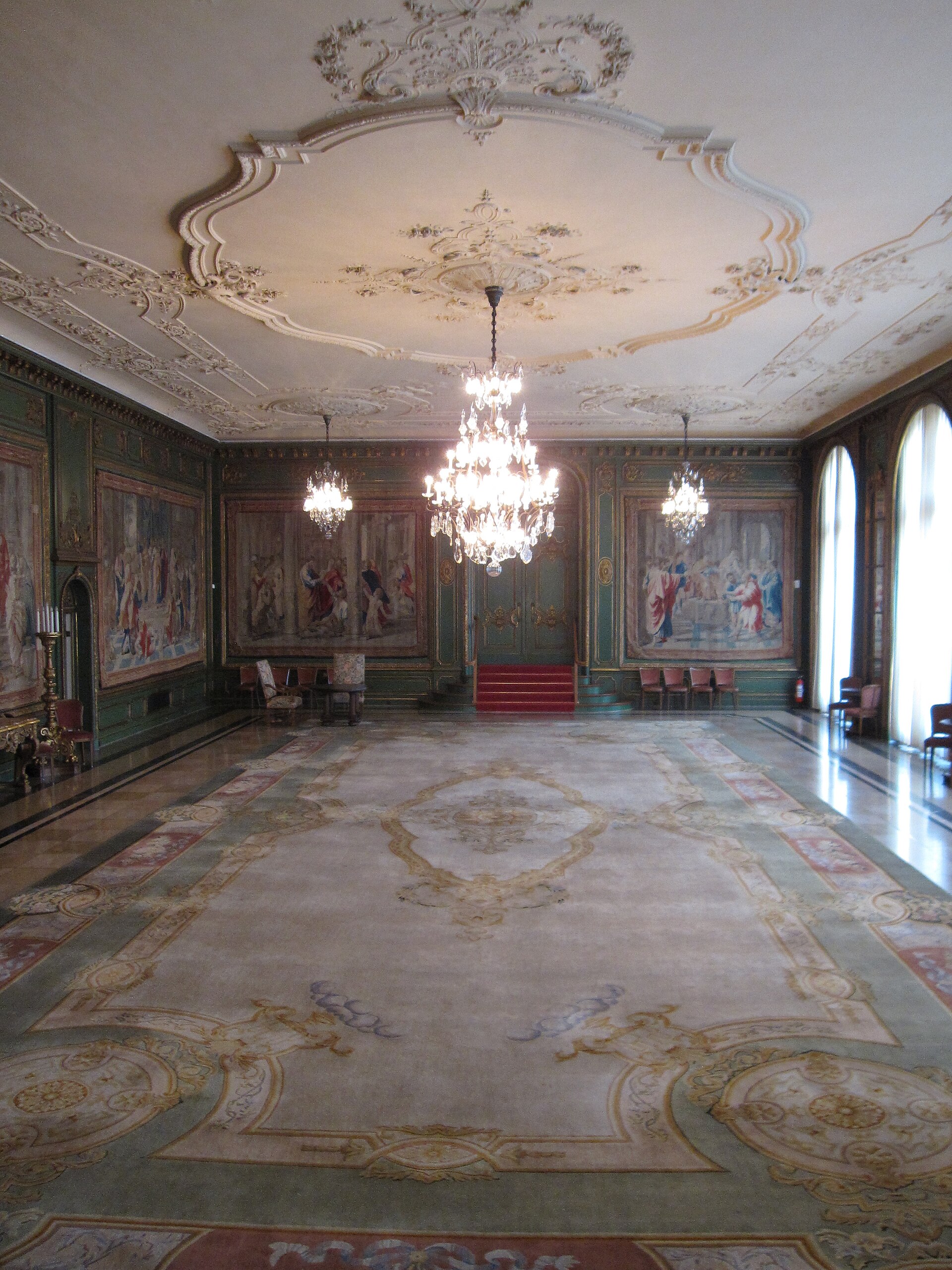 Fassade der Villa Huegel in Essen-Bredeney